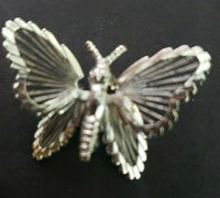 Vintage Monet Butterfly Pins Brooch Lot of 2 Each 1 inch Tall