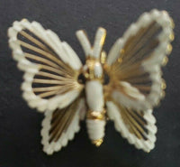 Vintage Monet Butterfly Pins Brooch Lot of 2 Each 1 inch Tall