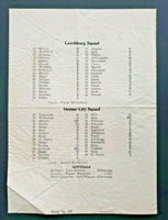 1954 Leechburg PA vs Homer City PA High School Souvenir Football Program S49