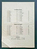 1954 Leechburg PA vs Homer City PA High School Souvenir Football Program S49