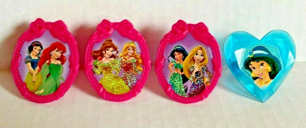 Bakery Crafts Plastic Cupcake Rings Toppers New Lot of 6 "Disney Princesses" #1