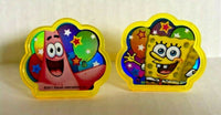 Bakery Crafts Plastic Cupcake Rings Favors Toppers New Lot of 6 "Spongebob" #1