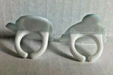 Bakery Crafts Plastic Cupcake Rings Favors Toppers New Lot of 6 "Mittens" #4