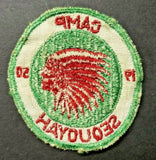 1950 Boy Scout Camp Sequoyah Patch BSA PB11