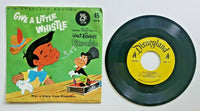 1961 Walt Disney's Pinocchio Disneyland Record Give a Little Whistle S64