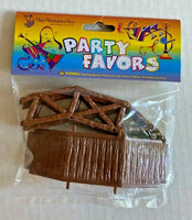 The Paradise Inc Brown Foot bridge Cake Topper New In Package