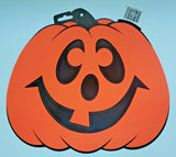 1991 Beistle Halloween Pumpkin JOL Jack-O-Lantern Embossed Diecut Die Cut  New