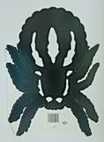 1989 Beistle Black Spider  Paper Die Cut Halloween Decoration New