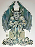 1998 Beistle Co Die Cut Gargoyle Skulls  Halloween Wall Decorations New