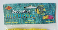 1995 Beistle Fish Netting Yellow Nautical Cruise Party Birthday Decoration New