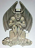 1998 Beistle Co Die Cut Gargoyle Skulls  Halloween Wall Decorations New