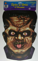 2000 Beistle 16" Spin-a Grin Monster Halloween Decoration New