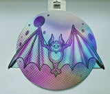 2004 Beistle Die Cut Halloween Bat Reflective Foil Wall Hanging New