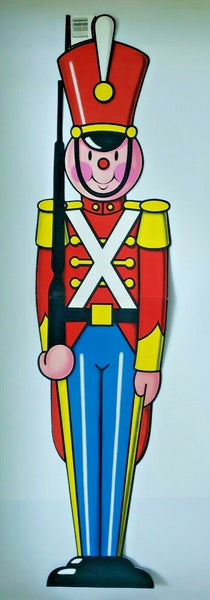 The Holiday Aisle Toy Soldier Die Cut Figure Wall Hanging Decoration 3' Foot New