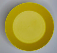 Vintage Rubbermaid Textured Yellow  Plastic Salad Bowl Set Great Shape