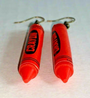 New from Vintage Mini Red Crayon Cracker Jack Charms Costume Jewelry C10