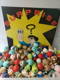 Vintage Pencil Topper Charms Toys Vending Gumball Machine Toys Lot of 6  SKU 277