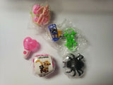 Vintage Cartoon Pencil Topper Charms Toys Vending Gumball Machine Lot of 6 (279)