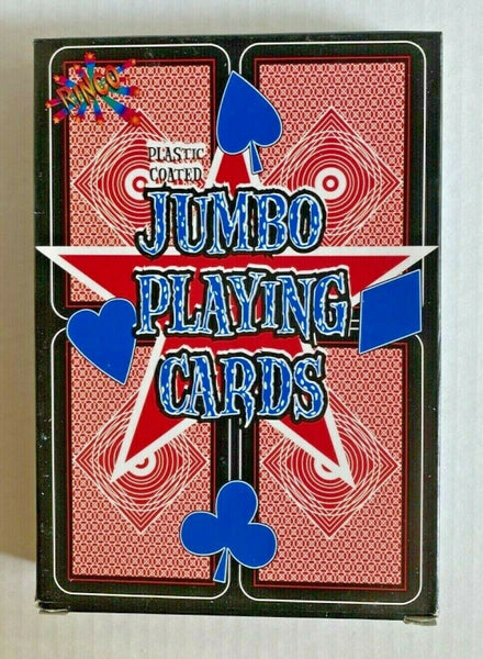 Rinco Plastic Coated Giant Playing Cards New Prank#5