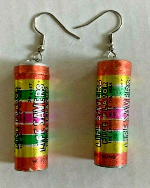 New from Vintage Mini Fruit Lifesavers Fun Food Charms Costume Jewelry T3