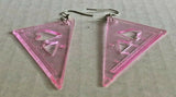 New from Vintage Mini Ruler Pink Fun Charms Costume Jewelry T3