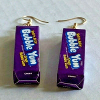 New from Vintage Mini Bubble Yum Gum Purple Fun Food Charms Costume Jewelry C3