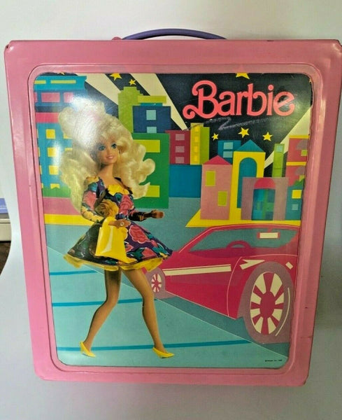 Vintage Barbie In Vinyl Travel Case