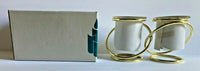 Retired PartyLite Gemini Candle Holder Gold Tone NIB PL1