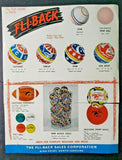 1956 PAPER AD 2 Sided Fli-Back Toy Sales Whirl King Yo Yo Tournament Wood Tops