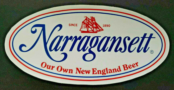Vintage Narragansett Beer Decal Sticker New Old Stock ( PB127)