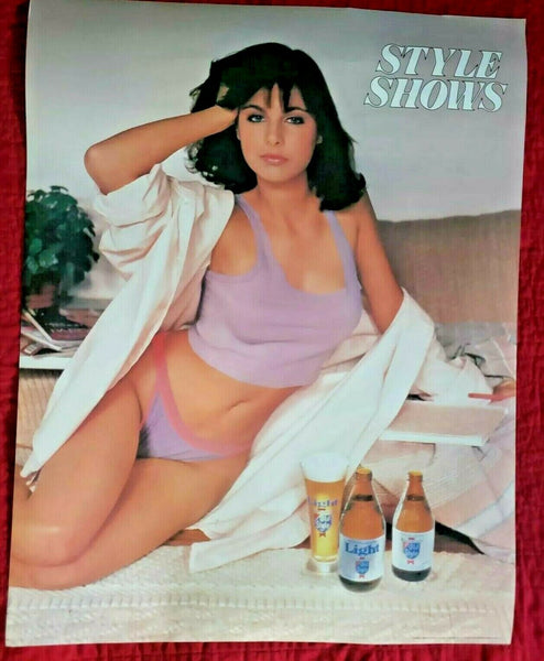 1985 Old Style Light Beer Poster "Style Shows"  Store / Tavern Beer Display  133