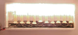 Vintage Christmas Candle Novelty lights string 10 Indoor Outdoor in Box U39