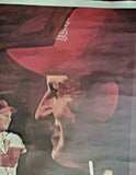 1970s St Louis Cardinals Stan Musial Coca Cola Coke Baseball Poster NOS 136