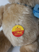 Vintage Steiff Mohair Teddy Bear w/Tag Button and Easter Outfit and PassPort U46