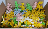 144 Vintage 1950 Licensed Disney Character Cake Toppers New in Box V3