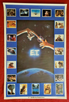 1982 E.T. Universal City Studios Promotional Movie Poster 35"X 23" 143