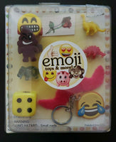 Vintage Emoji Toy & More Gumball Vending Machine Charms Header Display Card #353