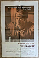 1980 Brubaker Original Movie Poster Robert Redford 27X40 P-4