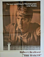 1980 Brubaker Original Movie Poster Robert Redford 27X40 P-4