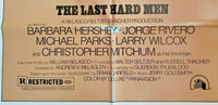 The Last Hard Men James Coburn WESTERN 1976 Movie Poster P-7