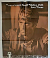 1980 Brubaker Original Movie Poster Robert Redford 27X40 P-4