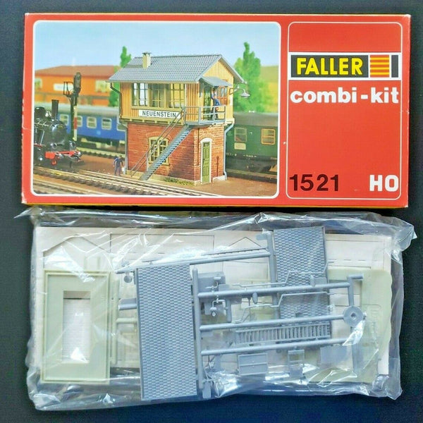 Vtg Faller 1521 HO Combi-Kit Model Train Station Dispatch Building Germany U45