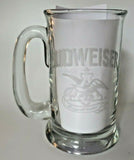 Anheuser Busch 1983 Glass Mug Commemorating Manitowoc Malt Plant Start Up WH