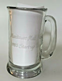 Anheuser Busch 1983 Glass Mug Commemorating Manitowoc Malt Plant Start Up WH