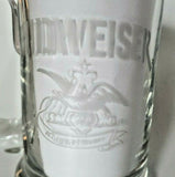 Anheuser Busch 1983 Glass Mug Commemorating Manitowoc Malt Plant Start Up WH