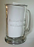 Anheuser Busch 1983 Glass Mug Commemorating Manitowoc Malt Plant Start Up WH