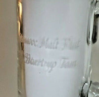 Anheuser Busch 1983 Glass Mug Commemorating Manitowoc Malt Plant Start Up WH