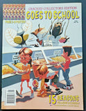 1996 Cracked Collectors Edition #105 Jan. Goes To School 15 Free 3D Poster M292