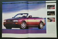 Original 1995 The Audi Collection S6 A6 Cabriolet 90 Dealer Sale Brochure CB