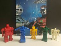 Vintage Robots 5 Gumball Vending Machine Charms Shogun Warriors Not Assembled